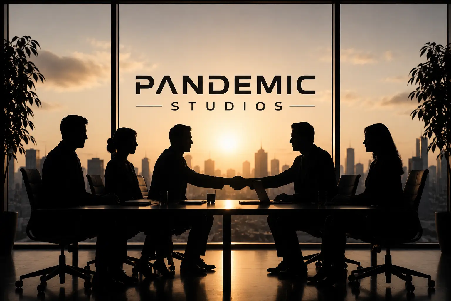 pandemic studios meeting